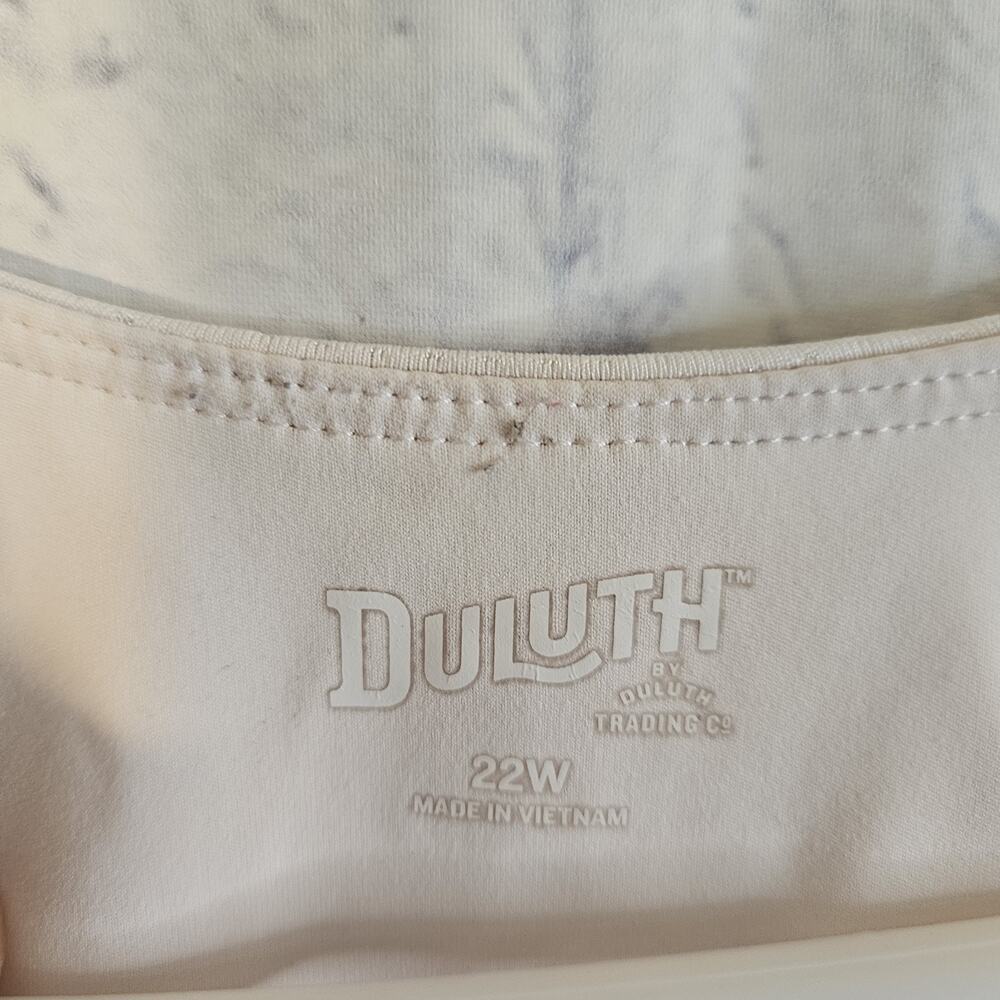 Duluth Trading Co Size 22W Adjustabust High Impact Zip-Front Bra - Picture 5 of 6